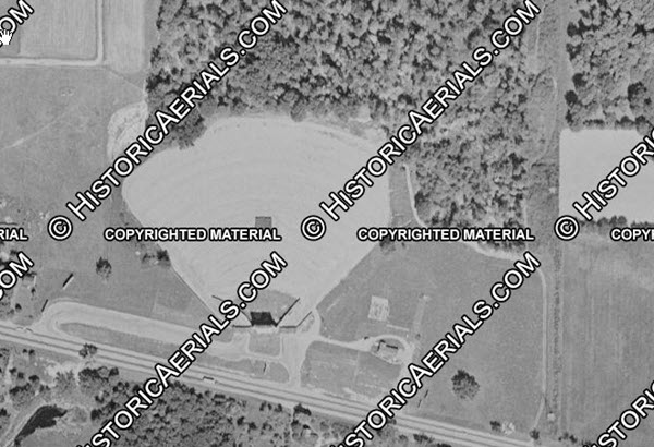 Crest Drive-In Theatre - 1955 Aerial